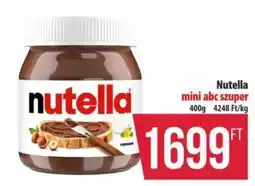 Coop Nutella ajánlat