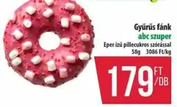 Coop Gyűrűs fánk ajánlat