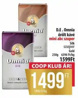 Coop D.E. Omnia örölt kávé ajánlat