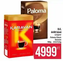 Coop Karaván örölt kávé ajánlat
