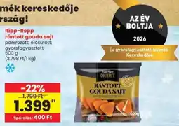 Spar Ripp-Ropp rántott gouda sajt ajánlat