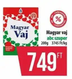Coop Magyar vaj ajánlat