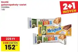 Spar Nestlé gabanapehely-szelet ajánlat