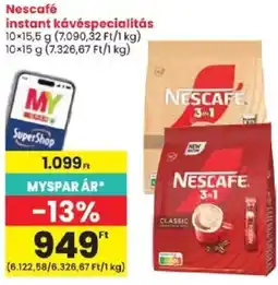Spar Nescafe instant kávéspecialitás ajánlat