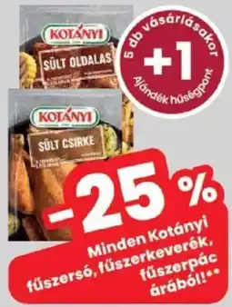 Spar Kotányi fűszerkeverék ajánlat