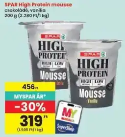 Interspar spar high protein mousse ajánlat
