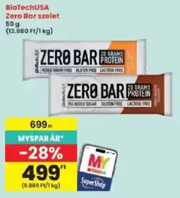 Interspar BioTechUSA zero bar ajánlat