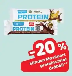 Interspar MaxSport proteinszelet ajánlat
