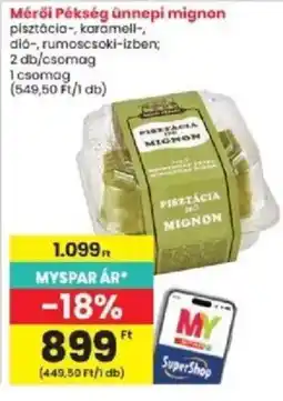 Interspar Mérői Pékség mignon ajánlat
