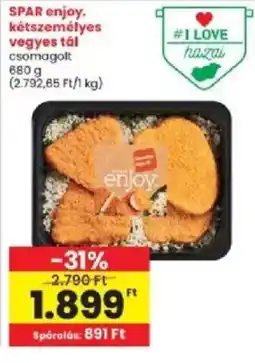 Interspar Spar enjoy vegyes tál ajánlat