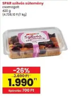 Interspar SPAR szilvás sütemény ajánlat