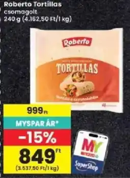 Interspar Roberto tortillas ajánlat