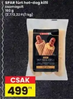 Interspar spar fúrt hot-dog kifli ajánlat