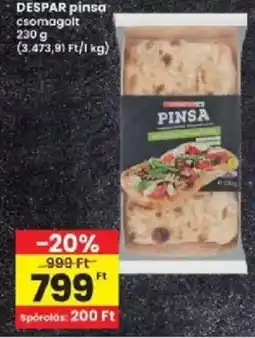 Interspar Despar pinsa ajánlat
