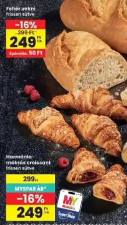 Interspar Harmonia málnás croissant ajánlat
