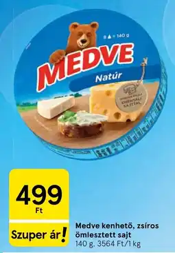 Tesco Medve kenhető, zsíros ajánlat