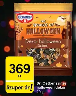 Tesco Dr. Oetker halloween dekor ajánlat