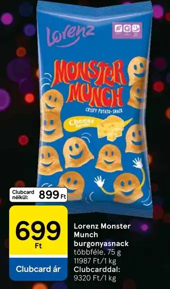 Tesco Lorenz monster munch ajánlat