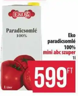 Coop Eko paradicsomlé ajánlat