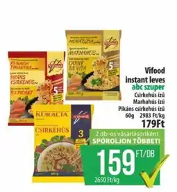Coop Vifood instant leves ajánlat