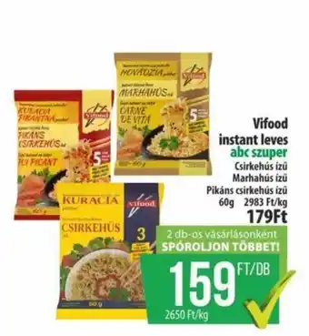 Coop Vifood instant leves ajánlat