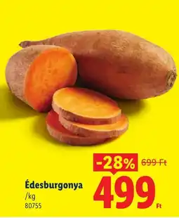 Lidl Édesburgonya ajánlat