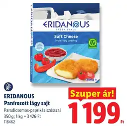 Lidl Eridanous panírozott lágy sajt ajánlat