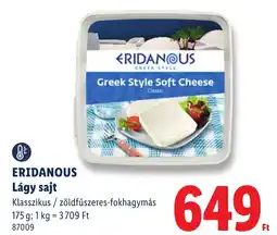 Lidl Eridanous lágy sajt ajánlat