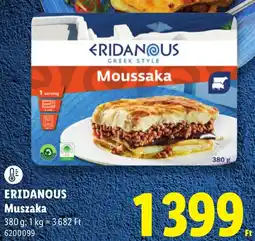 Lidl Eridanous muszaka ajánlat