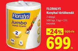 Lidl Floralys konyhai törölőkendő ajánlat