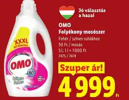 Lidl Omo folyékony mosószer ajánlat