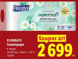 Lidl Floralys toalettpapír ajánlat