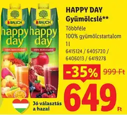 Lidl Rauch gyümölcsle ajánlat