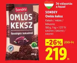 Lidl Sondey omlós keksz ajánlat