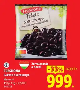 Lidl Freshona fekete cseresznye ajánlat