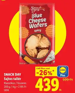 Lidl Snack Day wafers ajánlat