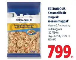Lidl Eridanous karamellizált magvak ajánlat