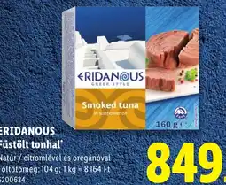Lidl Eridanous füstölt tonhal ajánlat