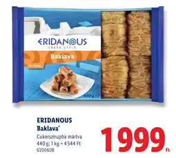 Lidl Eridanous Baklava ajánlat