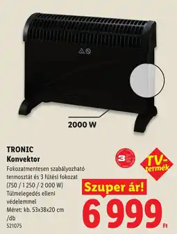 Lidl Tronic konvektor ajánlat