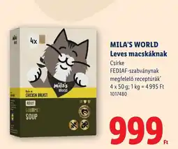 Lidl Mila's World leves macskának ajánlat