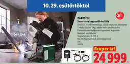 Lidl Parkside inverteres hegesztőkészülék ajánlat
