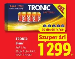 Lidl Tronic elem ajánlat
