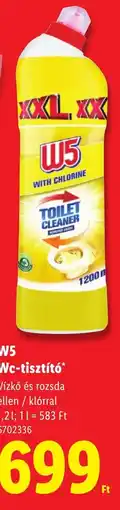 Lidl W5 wc-tisztító ajánlat