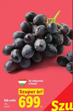 Lidl Kék szőlő ajánlat