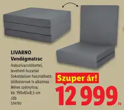 Lidl Livarno vendégmatrac ajánlat