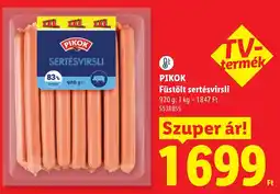Lidl Pikok füstölt sertésvirslí ajánlat