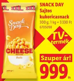Lidl Snack Day kukoricasnack ajánlat