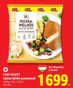 Lidl Chef Select sajttal töltött pulykamell ajánlat