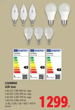 Lidl Livarno led-izzó ajánlat